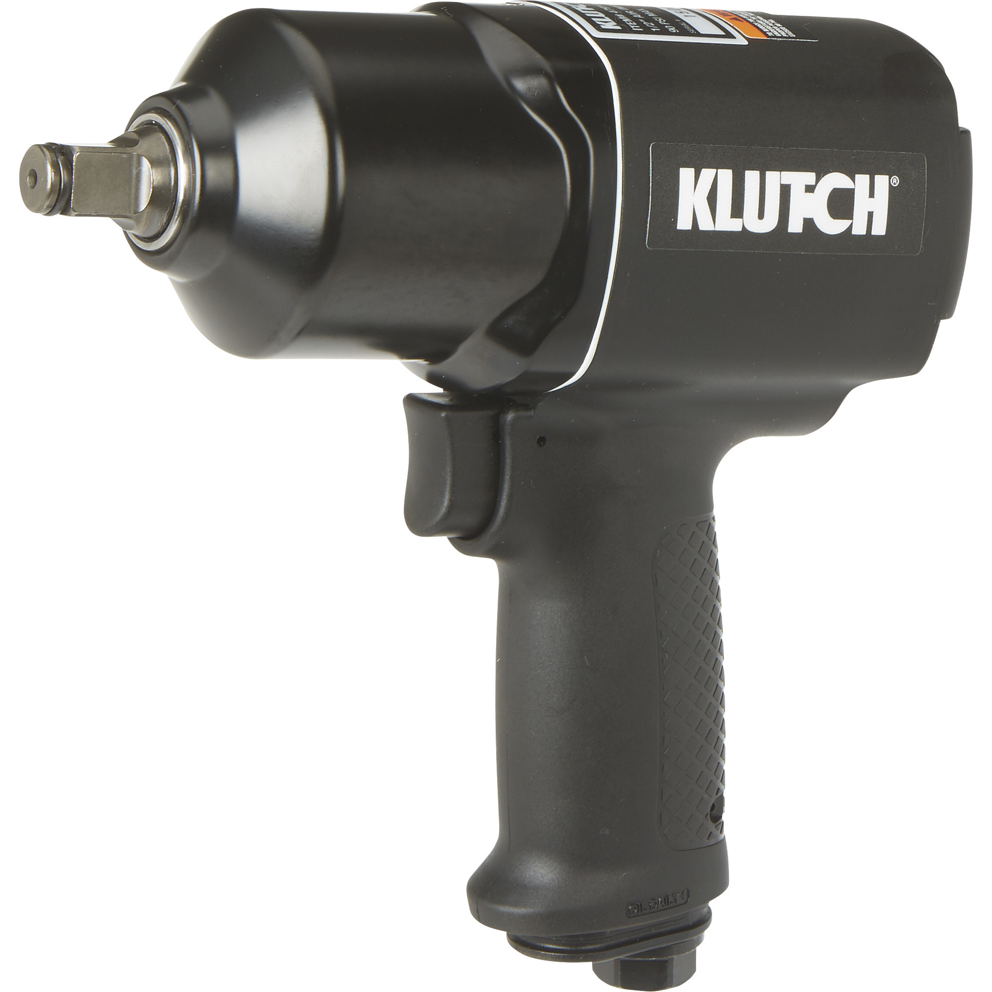 Klutch Air Impact Wrench, 1/2in. Drive, 4 CFM, 980 Ft./Lbs. Torque